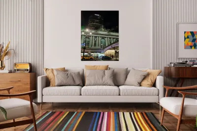 Facade of Grand Central – Street Perspective Reproduction