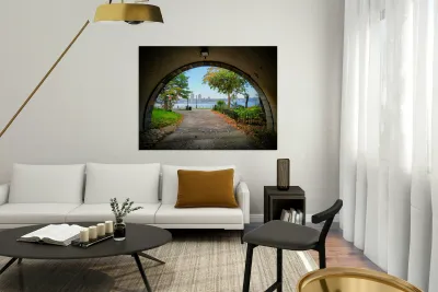  Into Autumn Light Reproduction