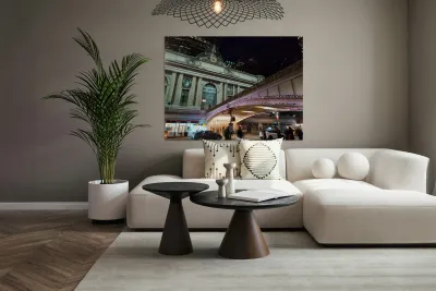 Outside Grand Central Station Reproduction