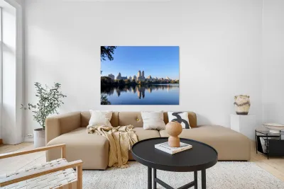 Crisp Reflections – Manhattan Skyline Reproduction