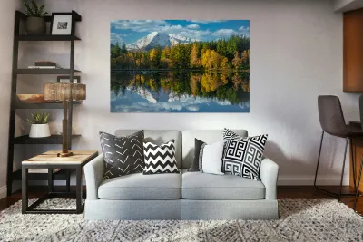 Autumn Reflection on Glencoe Lochan Reproduction