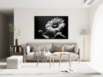 Iconic Sunflower – Golden Bloom Fine Art Print Reproduction