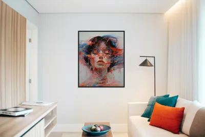 Bipolar Spectrum – Abstract Portrait Print Reproduction