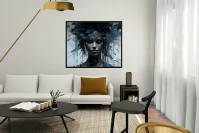 SOCIOPATH – Dark Abstract Art Print Reproduction