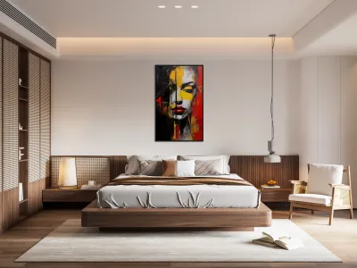 Addiction – Abstract Portrait Print Reproduction