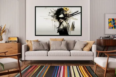 Assassin –  Womens Portrait Art Print Reproduction