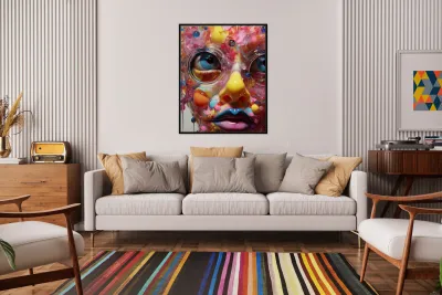 Insanity - Neo-Pop Portrait Art Prints Reproduction