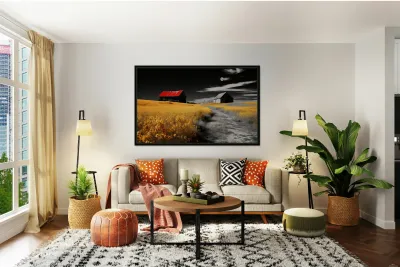 Revival - Sunrise Marsh Landscape Art Prints Reproduction