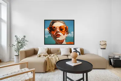 Dissociation - Pop Surreal Portrait Art Prints Reproduction