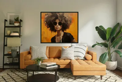 Vibe - Retro Pop Portrait Art Prints Reproduction