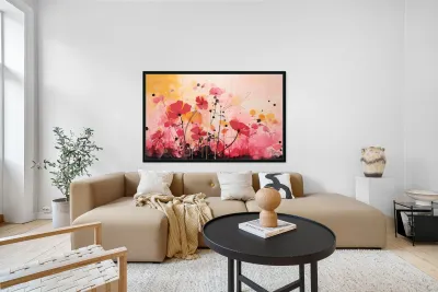 Bliss – Abstract Floral Dream Art Print Reproduction