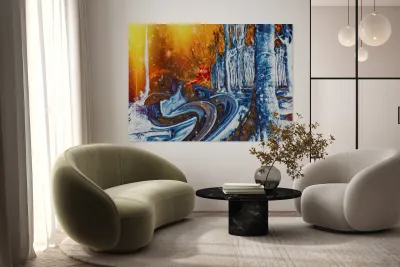 out of the burn and into the berms Reproduction