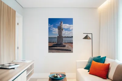 Monument to the Immigrant sculpture in New Orleans Reproduction