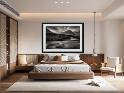 River to The Buachaille Reproduction