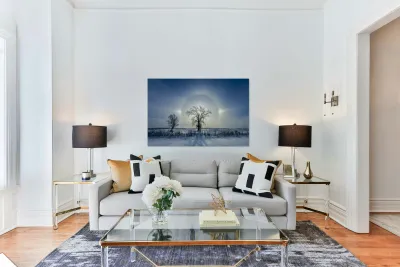 Sundogs Behind Lone Trees Reproduction