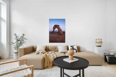 Window on mountains Reproduction