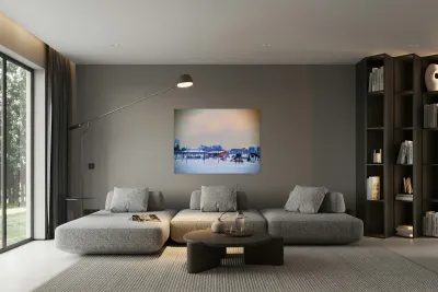 Snowy Playground Reproduction