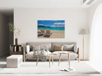 Waiting for Our Ship to Come In Reproduction