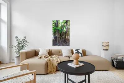 Majestic Magnificent Banyan Tree Portrait Reproduction