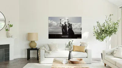 Legend of La Rogativa Poster Postcard Reproduction