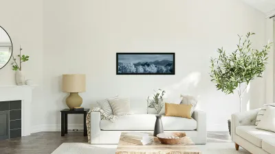 Vista Views: A Distant Gaze from Mount Rushmore Reproduction