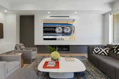 Pontiac Gold Firebird Close Up Driver Side Front Reproduction