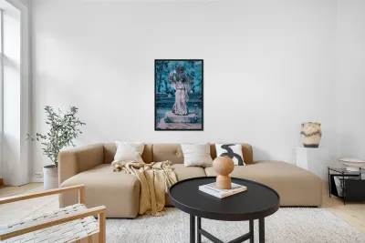 Rainy Day Reflections: Exploring Oak Grove Cemeterys Angel Memo Reproduction