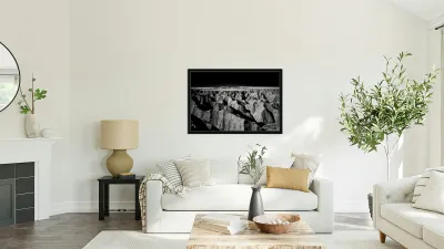 Shadows of the Earth: Silhouetted Sentinels Reproduction