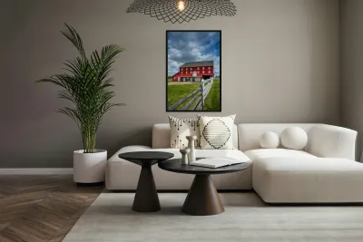 The Sherfy Barn: Rustic Red Retreat Reproduction