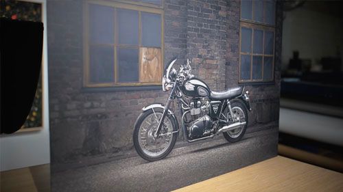 White Metal Print