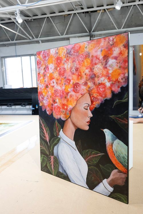 Lamination Photo Print 3/8 Black Border