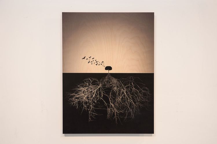 Wood print