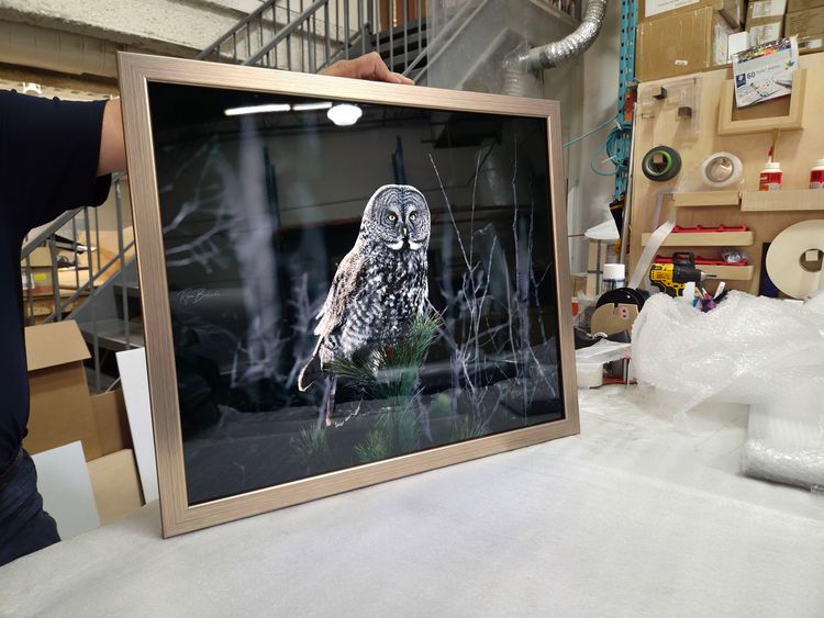 HD metal Print