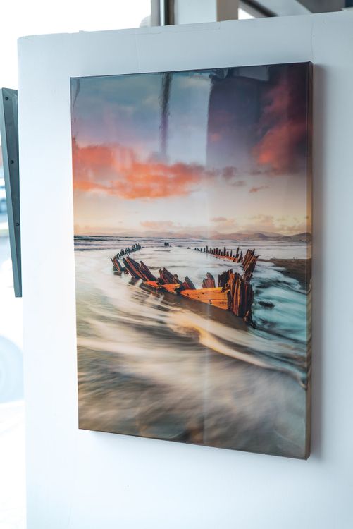 Canvas Print with Epoxy